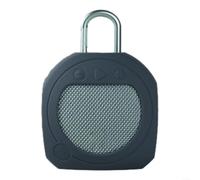 Coque de protection en silicone pour haut-parleur JBL Clip3, résistante aux chocs et à l'eau, design compact et portable pour les activités de plein air et les voyages (gris foncé)