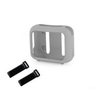 Coque de protection en silicone pour haut-parleur JBL For Go 4, idéale pour les voyages et un usage quotidien (gris)