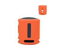 Coque de protection en silicone pour haut-parleurs Bluetooth portables SONY SRS-XB 100/SRS-XB 13 - Anti-chocs, anti-poussière et étanche pour une utilisation sans soucis n'importe où, orange