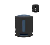 Coque de protection en silicone pour haut-parleurs Bluetooth portables SONY SRS-XB 100/SRS-XB 13 - Anti-chocs, anti-poussière et étanche pour une utilisation sans soucis n'importe où, noir