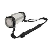 Coque de protection en silicone pour haut-parleurs Grip - Protection contre les chutes - Couleur unie - Avec bandoulière - Gris