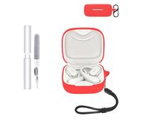 Coque de protection en silicone pour Huawei FreeArc Earbuds - Durable et écologique - Avec trous précis et compatibilité de charge - Résistante aux chocs - Confortable au toucher - Rouge