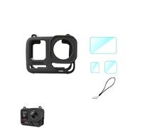 Coque de protection en silicone pour Insta.360 Ace Pro 2, coque de protection avec écran arrière/avant et films d'objectif pour Insta.360 Ace Pro 2, revêtement lubrifié, base à dégagement rapide