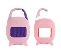 Coque de protection en silicone pour JBL CLIP 5, coque souple résistante aux chutes et aux chocs pour haut-parleur portable CLIP5, accessoires de rangement d'extérieur, protection complète (rose)