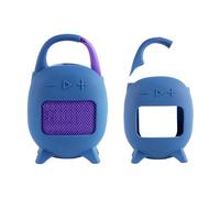 Coque de protection en silicone pour JBL CLIP 5, coque souple résistante aux chutes et aux chocs pour haut-parleur portable CLIP5, accessoires de rangement d'extérieur, protection complète (bleu)