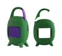 Coque de protection en silicone pour JBL CLIP 5, coque souple résistante aux chutes et aux chocs pour haut-parleur portable CLIP5, accessoires de rangement d'extérieur, protection complète (vert)