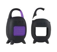 Coque de protection en silicone pour JBL CLIP 5, coque souple résistante aux chutes et aux chocs pour haut-parleur portable CLIP5, accessoires de rangement d'extérieur, protection complète (noir)
