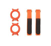 Coque de protection en silicone pour JBL Flip Essential 3SE - Résistante aux chocs - Avec sangle réglable - Anti-rayures - Facile à transporter - Orange