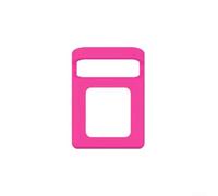 Coque de protection en silicone pour lecteur audio Toniebox avec matériau élastique, résistant aux rayures et poignée pratique (rose)
