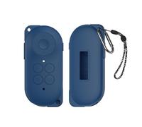 Coque de protection en silicone pour lecteur de lunettes intelligent Rokid Station Global Edition AR, coque souple, anti-chute et anti-rayures avec porte-clés et cordon (bleu)