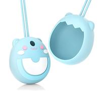 Coque de protection en silicone pour machine de jeu électronique virtuelle Tamagotchi Pix, housse souple pour mini jouet Tomagatchie Giga, pochette de transport de voyage avec dragonne (bleu)