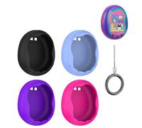 Coque de protection en silicone pour machine virtuelle Tamagotchi Uni (2023), housse souple, anti-chute, anti-rayures pour console de jeu pour animaux domestiques avec cordon de doigt (violet)