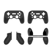 Coque de protection en silicone pour manette 8BitDo Pro3 BT, coque de jeu antichoc avec protection à 360 degrés, résistant à l'eau, noir