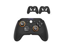 Coque de protection en silicone pour manette de jeu SCUF Valor Pro, durable et respectueuse de l'environnement, avec trous précis, résistant aux chocs, toucher confortable, noir