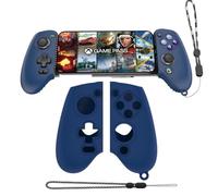 Coque de protection en silicone pour manette GameSir G8, coque de protection anti-rayures et antichoc avec cordon (bleu)