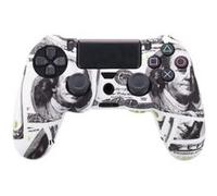 Coque de protection en silicone pour manette PS4/Slim/Pro - Blanc&Noir NOIR