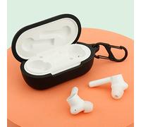 Coque de protection en silicone pour OnePlus Buds Z2, coque de chargement sans fil pour écouteurs avec porte-clés, ensemble d'accessoires pour homme et femme, noir