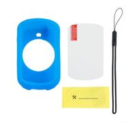 Coque de protection en silicone pour ordinateur de vélo Garmin Edge 830 GPS, protège contre les chocs et les rayures (bleu)