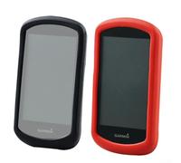 Coque de protection en silicone pour ordinateur de vélo Garmin Edge1030Plus et Edge1030 avec film de protection d'écran pour plus de sécurité (rouge)