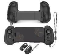 Coque de protection en silicone pour SCUF Nomad, coque de protection avec poignée et cordon de serrage pour SCUF Nomad sans fil iPhone (noir)
