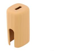 Coque de protection en silicone pour Skullcandy 360 - Coque pour écouteurs avec outil de nettoyage - Coque anti-poussière - Bleu (marron)