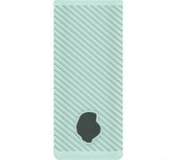 Coque de protection en silicone pour Skullcandy Dime pour evo, résistante aux rayures, coque souple avec bouton facile d'accès, équipement de voyage léger pour écouteurs (herbe verte)