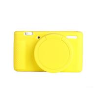 Coque de protection en silicone pour Sony ZV-1 - Antichoc robuste avec ajustement sécurisé - Revêtement résistant aux rayures pour caméra pour le streaming vidéo - Outil de vlogging portable - Rouge