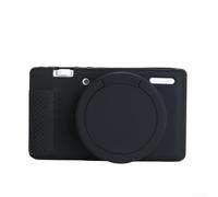 Coque de protection en silicone pour Sony ZV-1 - Pare-chocs robuste avec ajustement sécurisé - Résistant aux rayures pour caméra en streaming vidéo - Outil de vlogging portable - Rouge - 11 x 6 x 2 cm