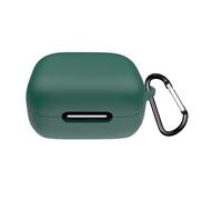 Coque de protection en silicone pour Soundcore P30i, avec mousqueton pour écouteurs - Protection complète pour Soundcore P30i - Anti-chute et anti-poussière - Vert foncé