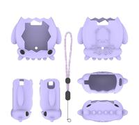 Coque de protection en silicone pour Tamagotchi Paradise, coque de protection antichoc et anti-rayures avec cordon de serrage pour Tamagotchi Paradise (violet)