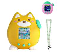 Coque de protection en silicone pour Tamagotchi Paradise - Imperméable - Lavable - Antichoc - Anti-chute - Protection complète à 360 degrés - Style chiot - Jaune