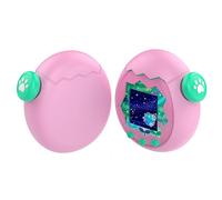 Coque de Protection en Silicone pour Tamagotchi Paradise Pet Toy avec Cordon - Housse Anti-Chute pour Machine de Jeu d'animaux domestiques (Rose)