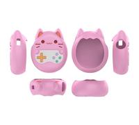 Coque de protection en silicone pour Tamagotchi Paradise Virtual Electronic Pet Game Machine Coque de protection antichoc anti-rayures souple (rose)