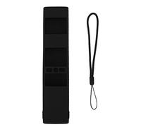 Coque de Protection en Silicone pour télécommande an MR700 AKB75455602, Douce pour la Peau, Anti-Chute, résistante aux Chocs, avec lanière pour Accessoires de cinéma Maison, TV, (Ensemble Noir)