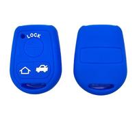 Coque de Protection en Silicone pour Télécommande Clé pour BMW E31 E32 E34 E36 E38 E39 E46 Z3, Coque Porte-Clés, Couleurs Multiples (Noir/Rouge/Bleu) (Blue)