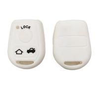 Coque de Protection en Silicone pour Télécommande Clé pour BMW E31 E32 E34 E36 E38 E39 E46 Z3, Coque Porte-Clés, Couleurs Multiples (Noir/Rouge/Bleu) (White)