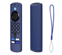Coque de protection en silicone pour télécommande Fire TV Stick4K avec fonctionnalités antichoc et prise en main antidérapante pour une meilleure manipulation (bleu)