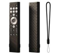 Coque de protection en silicone pour télécommande Hisense ERF6A80 ERF6F80H ERF6G80H Compatible avec Hisense U6 U7 U8 U9 Series 4K UHD Smart TV - Noir