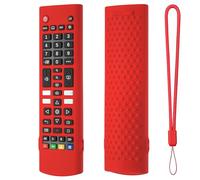 Coque de protection en silicone pour télécommande LG Smart TV Fernbedienung AKB7 - Avec cordon - Antidérapant