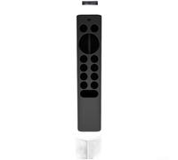Coque de protection en silicone pour télécommande NVIDIA TV Pro 4K HDR avec design léger, ajustement précis, étanche et anti-chute (noir)