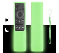 Coque de protection en silicone pour télécommande Samsung BN59-01358B BN59-01363B BN59-01311B TV avec cordon de serrage Vert fluo