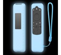 Coque de protection en silicone pour télécommande Samsung BN59-01480A BN59-01455A TM2560E avec coins renforcés et flexibilité naturelle pour une utilisation dans le monde réel Bleu clair