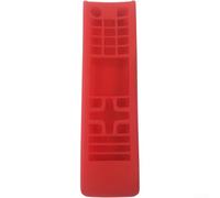 Coque de protection en silicone pour télécommande Samsung BN59 AA59 - Souple au toucher - Étanche - Pour Smart TV QLED 4K - Noir Rouge Bleu Vert (rouge)