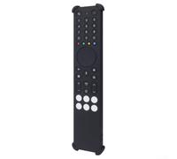 Coque de protection en silicone pour télécommande TCL RC833A - Anti-chute - Facile à installer - Bleu (noir)