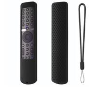 Coque de protection en silicone pour télécommande vocale TV Xiaomi Mi TV P1 50 43 P1E Q1 75 Q1E 55 XMRM-19 (noir)