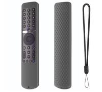 Coque de protection en silicone pour télécommande vocale TV Xiaomi Mi TV P1 50 43 P1E Q1 75 Q1E 55 XMRM-19 (gris foncé)