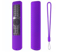 Coque de protection en silicone pour télécommande vocale TV Xiaomi Mi TV P1 50 43 P1E Q1 75 Q1E 55 XMRM-19 (violet)