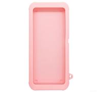 Coque de protection en silicone pour TI 84 Plus, design fin et doux qui protège contre les chocs et les rayures sans bloquer l'utilisation des boutons (rose)
