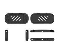 Coque de protection en silicone pour Trimui Smart Pro 5 pouces, couleur unie, housse de protection souple, anti-chute, anti-rayures, accessoires de protection pour console de jeu (noir)