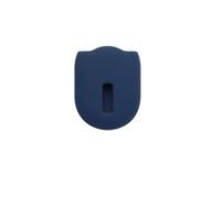 Coque de protection en silicone pour Xiaomi Tag, anti-chute, anti-poussière, anti-rayures, anti-chocs, peau souple pour localisateur de clés, accessoires avec crochet (bleu)